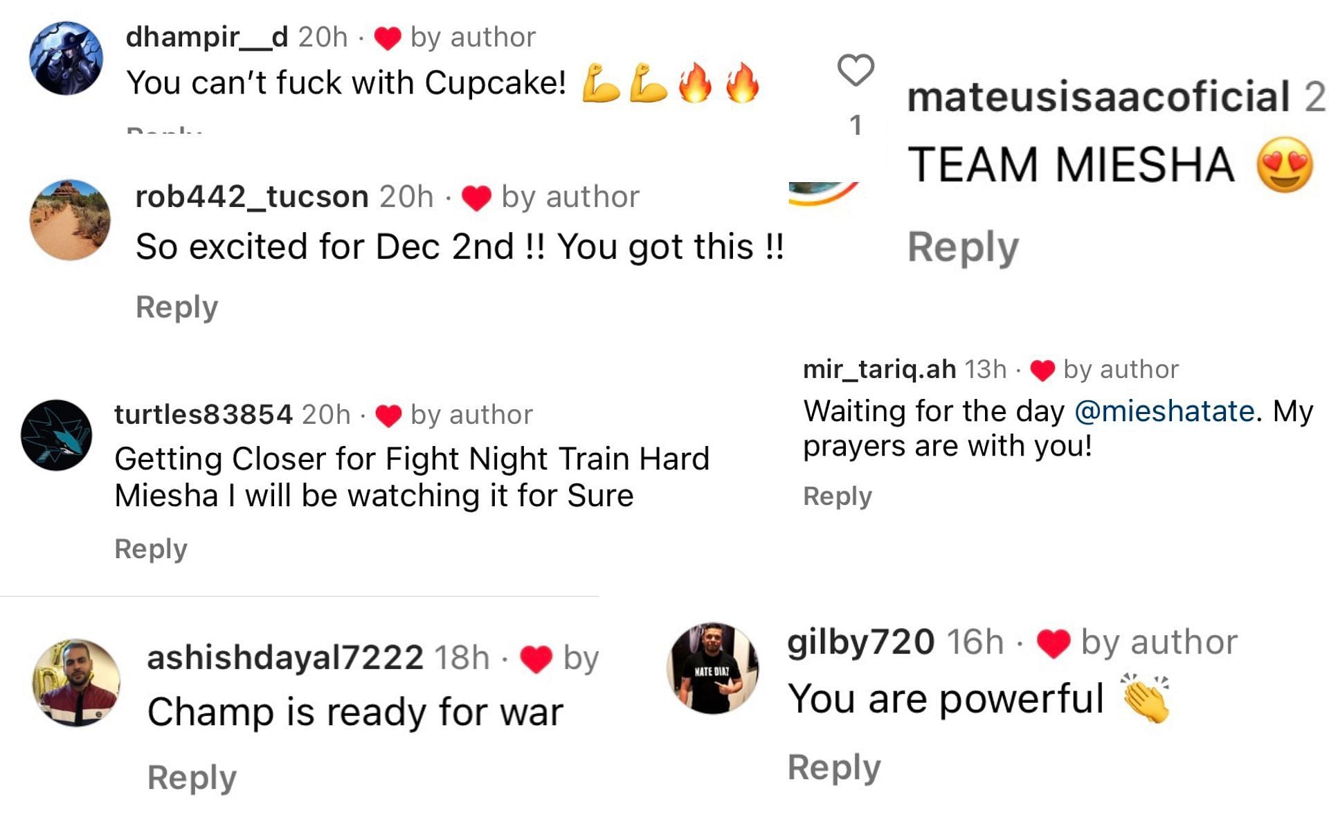 Instagram comments